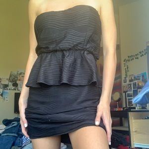 Black cocktail dress